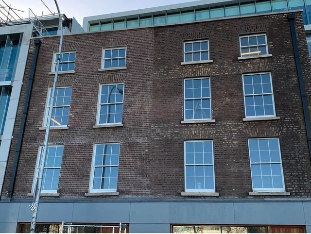 Box sash windows — Slimline double glazing · Dublin docklands